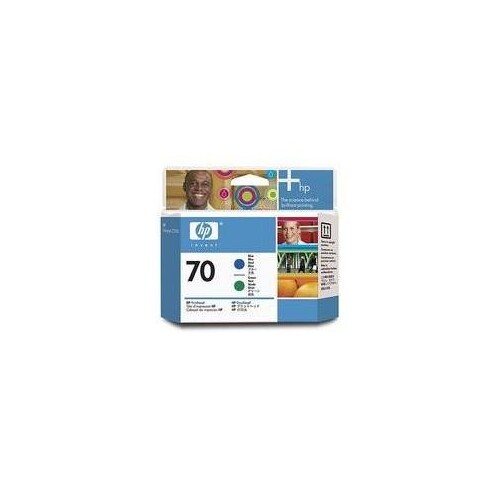 HP 70 - Blau, grün - Druckkopf - für DesignJet Z3100 Produktbild Additional View 1 L