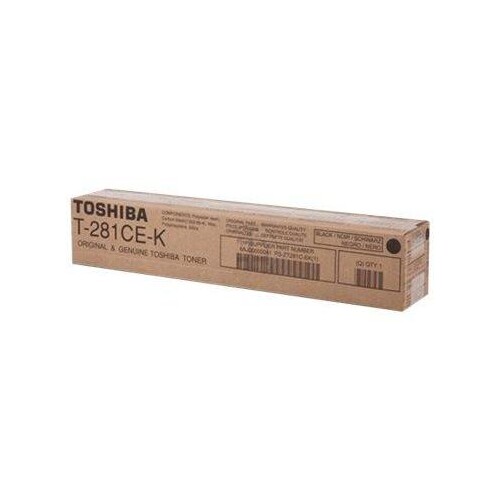 Toshiba T281C-EK - Schwarz - Original - Tonerpatrone Produktbild Front View L