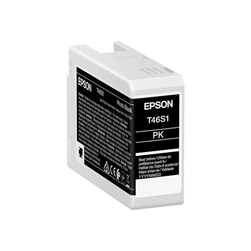 Epson T46S1 - 25 ml - Photo schwarz - original Produktbild Front View L