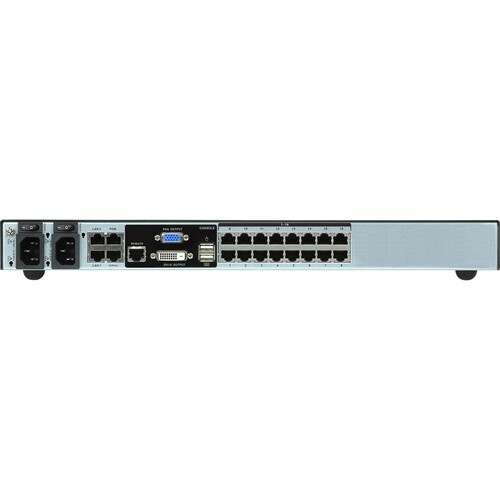 ATEN KN2116VA - KVM-/Audio-Switch - CAT6 - 16 x KVM/Audio Produktbild Additional View 3 L