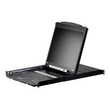 ATEN Slideaway CL5808N - KVM-Konsole mit KVM-Switch - 8 Anschlüsse - PS/2, USB - 48.3 cm (19") Produktbild