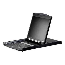 ATEN Slideaway CL5808N - KVM-Konsole mit KVM-Switch - 8 Anschlüsse - PS/2, USB - 48.3 cm (19") Produktbild