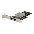 StarTech.com PCIe Netzwerkkarte - 2 Port - 10GBase-T / NBase-T Produktbild