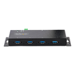 StarTech.com 4-Port Industrial USB 3.0 5Gbps Hub, Rugged USB Hub w/15kV Air/8kV Contact ESD and Surg Produktbild