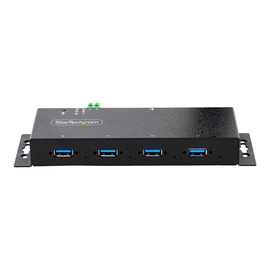StarTech.com 4-Port Industrial USB 3.0 5Gbps Hub, Rugged USB Hub w/15kV Air/8kV Contact ESD and Surg Produktbild