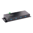 StarTech.com 4-Port Industrial USB 3.0 5Gbps Hub, Rugged USB Hub w/15kV Air/8kV Contact ESD and Surg Produktbild Additional View 2 S