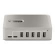 StarTech.com 10-Port USB-C Hub, 8x USB-A + 2x USB-C, Self-Powered w/ 65W Power Supply, USB 3.1 10Gbp Produktbild Additional View 4 S