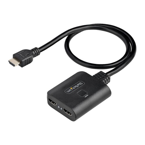 StarTech.com 2-Port HDMI Splitter, 4K 60Hz HDMI 2.0 Video, 4K HDMI Splitter 1 In 2 Out, 1x2 HDMI Dis Produktbild Additional View 2 L