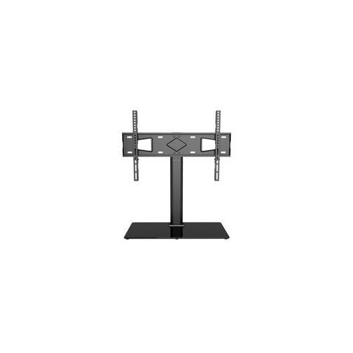 Techly Aufstellung - für LCD-Display - Temperglas - Schwarz - Bildschirmgröße: 81-165 cm (32"-65") Produktbild Front View L