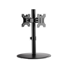 Techly Aufstellung (Stange, 2 Klammern, Basis) - für 2 LCD-Displays / Curved LCD-Displays - Monitora Produktbild