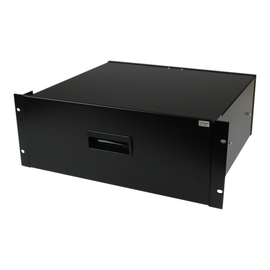 StarTech.com 4HE Rackschublade aus Stahlblech in Schwarz Produktbild