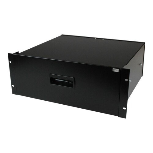 StarTech.com 4HE Rackschublade aus Stahlblech in Schwarz Produktbild
