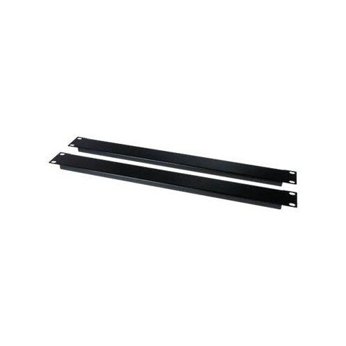 APC Blindabdeckung - Schwarz - 1U (Packung mit 2) Produktbild Front View L