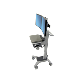 Ergotron Neo-Flex WideView WorkSpace - Wagen - Konstante Krafttechnologie - für 2 LCD-Displays / PC- Produktbild