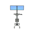 Ergotron Neo-Flex WideView WorkSpace - Wagen - Konstante Krafttechnologie - für 2 LCD-Displays / PC- Produktbild Additional View 1 S