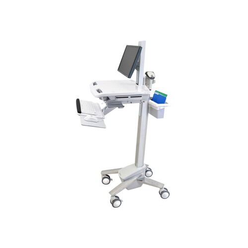 Ergotron Wagen - für LCD-Display / PC-Ausrüstung - medizinisch - Kunststoff, Aluminium, verzinker St Produktbild