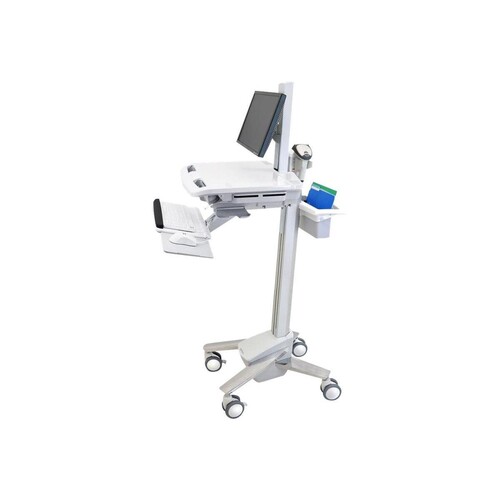 Ergotron Wagen - für LCD-Display / PC-Ausrüstung - medizinisch - Kunststoff, Aluminium, verzinker St Produktbild Additional View 1 L