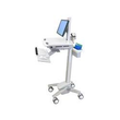 Ergotron Wagen - für LCD-Display / PC-Ausrüstung - medizinisch - Kunststoff, Aluminium, verzinker St Produktbild Additional View 2 S