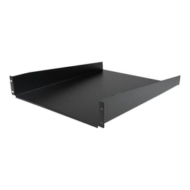 StarTech.com 2 HE 19 Fest montierbarer Fachboden für Server Rack/ Schrank bis 22 Kg - Fachboden für Produktbild