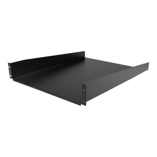 StarTech.com 2 HE 19 Fest montierbarer Fachboden für Server Rack/ Schrank bis 22 Kg - Fachboden für Produktbild