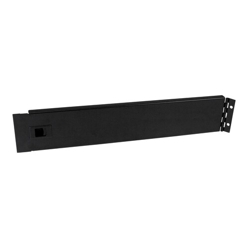 StarTech.com 2HE Rackblende mit Scharnier - 19 Server Rack Blindpanel - Blindabdeckung - Vorderseite Produktbild
