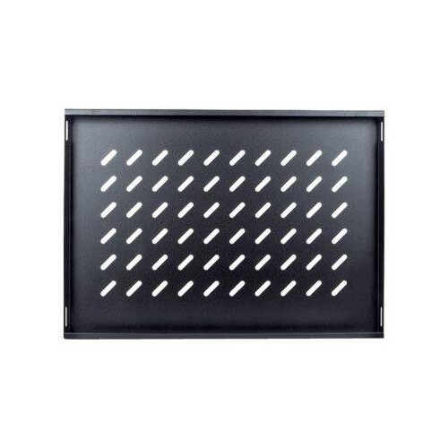 Intellinet 19" Fachboden zur Festmontage, 1 HE, 345 mm Tiefe, schwarz - Rack - Regal - Schwarz, RAL Produktbild Additional View 2 L