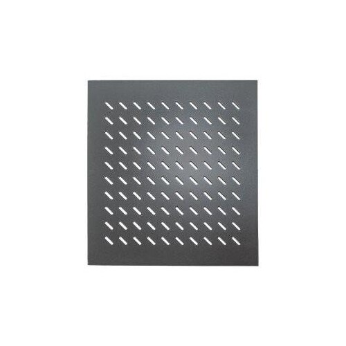 Intellinet 19" Fachboden zur Festmontage, 1 HE, 525 mm Tiefe, schwarz - Rack - Regal - Schwarz, RAL Produktbild Additional View 1 L