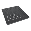 Intellinet 19" Fachboden zur Festmontage, 1 HE, 525 mm Tiefe, schwarz - Rack - Regal - Schwarz, RAL Produktbild Additional View 2 S