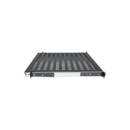Intellinet 19" Ausziehbarer Fachboden, 1 HE, geeignet für Schränke mit 600 bis 800 mm Tiefe, Ablagef Produktbild Additional View 1 L