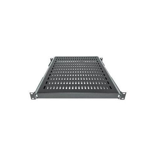Intellinet 19" Ausziehbarer Fachboden, 1 HE, geeignet für Schränke mit 600 bis 800 mm Tiefe, Ablagef Produktbild Additional View 2 L