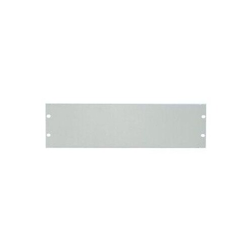 Intellinet 19" Blindabdeckung, 4 HE, grau - Blindabdeckung - Grau, RAL 7035 - 4U - 48.3 cm (19") Produktbild Front View L