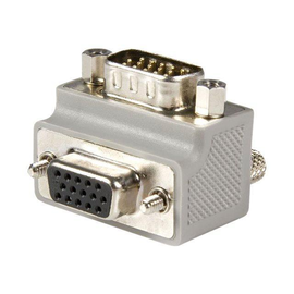 StarTech.com VGA auf VGA Kabel Adapter Typ 2 rechts gewinkelt - St/Bu - VGA-Adapter - HD-15 (VGA) Produktbild