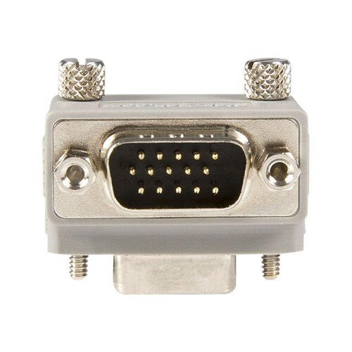 StarTech.com VGA auf VGA Kabel Adapter Typ 2 rechts gewinkelt - St/Bu - VGA-Adapter - HD-15 (VGA) Produktbild Additional View 1 L