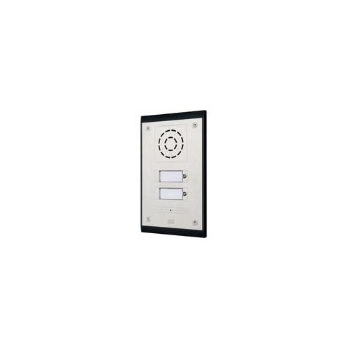 2N Telecommunications 2N IP Uni - 2 buttons - IP-Intercom-Station - kabelgebunden Produktbild Front View L