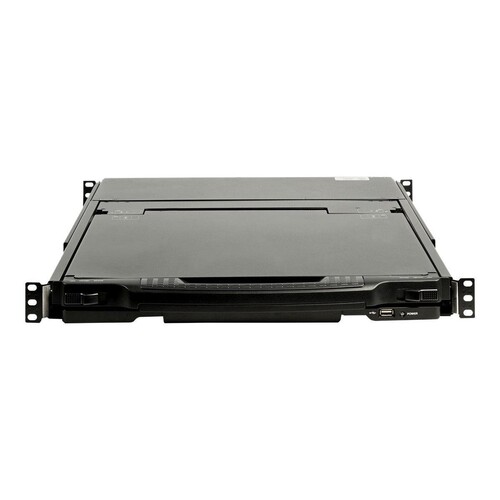 StarTech.com Rack KVM Konsole HD 1080p - US Tastatur(QWERTY), Ein Port DVI/VGA KVM mit 17" LCD Monit Produktbild Additional View 2 L