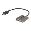 StarTech.com 2-Port DisplayPort MST Hub, Dual 4K 60Hz, DP to 2x DisplayPort Monitor Adapter, DP 1.4 Produktbild Additional View 2 S