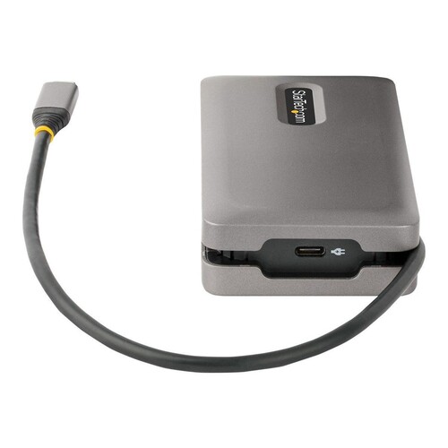 StarTech.com USB-C Multiport Adapter, 4K 60Hz HDMI/DP Video, 3-Port USB Hub, 100W Power Delivery Pas Produktbild