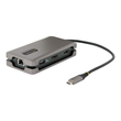 StarTech.com USB-C Multiport Adapter, 4K 60Hz HDMI/DP Video, 3-Port USB Hub, 100W Power Delivery Pas Produktbild Additional View 4 S