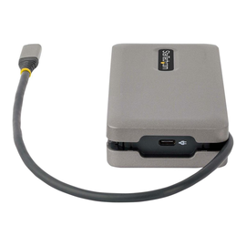 StarTech.com USB-C Multiport Adapter, HDMI/VGA, 4K 60Hz Video, 3-Port USB Hub, 100W Power Delivery P Produktbild