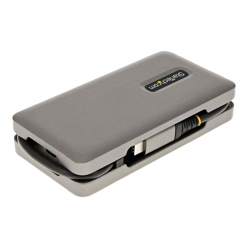 StarTech.com USB-C Multiport Adapter, HDMI/VGA, 4K 60Hz Video, 3-Port USB Hub, 100W Power Delivery P Produktbild Additional View 1 L