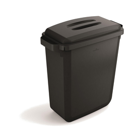 Abfalleimer DURABIN ECO 60l Behälter + Deckel schwarz Durable VEH2022051 59x60x28cm Produktbild