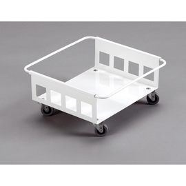 Fahrwagen DURABIN TROLLEY 90 weiß 395x180x385mm Durable 1801668010 für Abfallbehälter Durabin 90 Produktbild