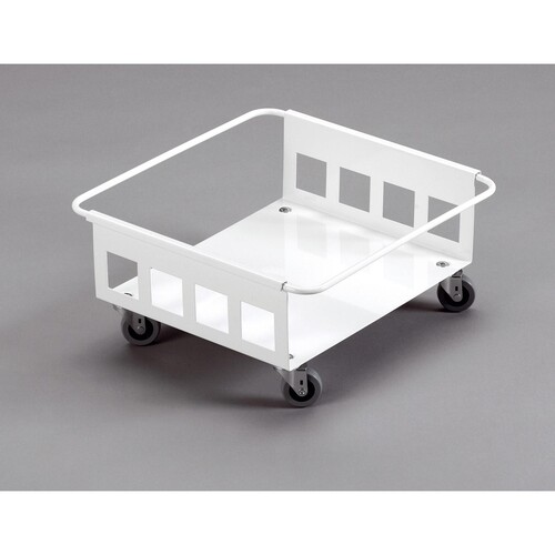 Fahrwagen DURABIN TROLLEY 90 weiß 395x180x385mm Durable 1801668010 für Abfallbehälter Durabin 90 Produktbild