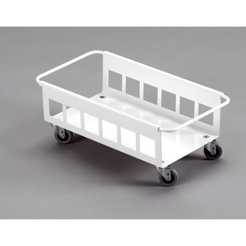 Fahrwagen DURABIN TROLLEY 60 weiß 260x180x470mm Durable 1801666010 für Abfallbehälter Durabin 60 Produktbild