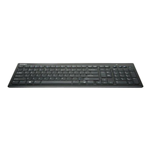 Tastatur Advance Fit kabellos flach schwarz Kensington K72344DE Produktbild Additional View 2 L