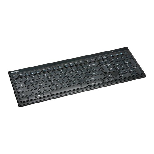 Tastatur Advance Fit kabellos flach schwarz Kensington K72344DE Produktbild Additional View 4 L