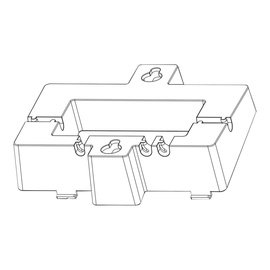 Grandstream Wandmontage für VoIP-Telefon - für Grandstream GRP2602P Produktbild