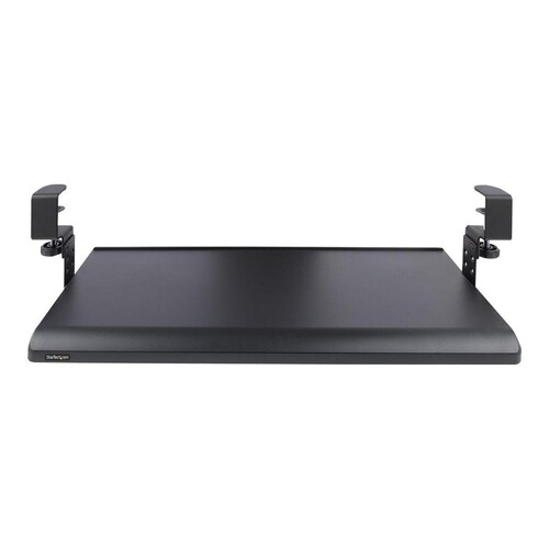 StarTech.com Under-Desk Keyboard Tray, Clamp-on Keyboard Holder, Supports up to 12kg (26.5lb) Produktbild Front View L