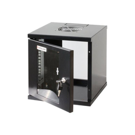 Intellinet Network Cabinet, Wall Mount (Standard), 6U, Usable Depth 265mm/Width 239mm, Black, Assemb Produktbild