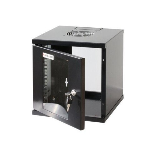 Intellinet Network Cabinet, Wall Mount (Standard), 6U, Usable Depth 265mm/Width 239mm, Black, Assemb Produktbild